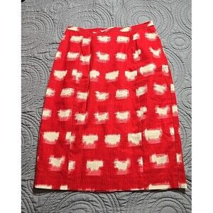 Anthropologie Corey Lynn Calter Ackee Pencil Skirt Linen Blend Casual Short 4